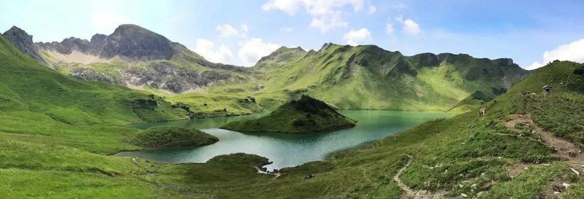 Schrecksee Allgäu Bergsee Insel