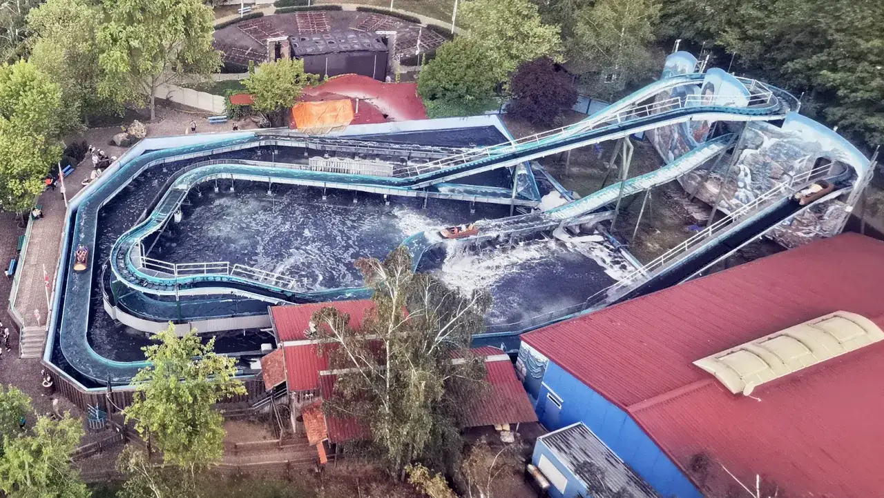 Freizeit-Land Geiselwind Wildwasserbahn Piratenfluss
