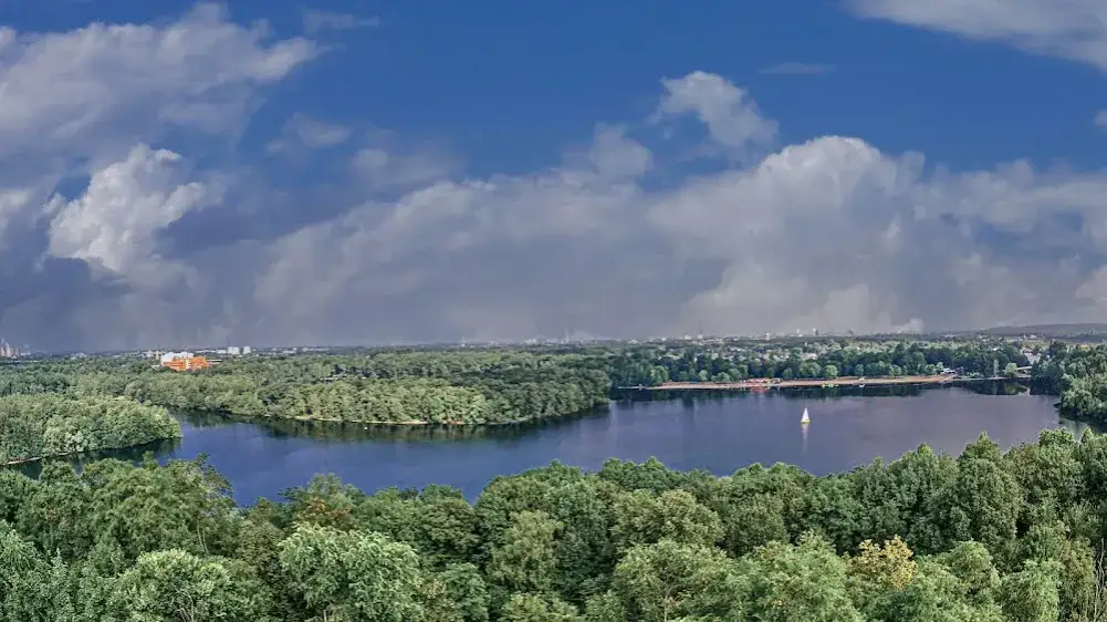 Aussichtsturm Sechs-Seen-Platte Duisburg Panorama