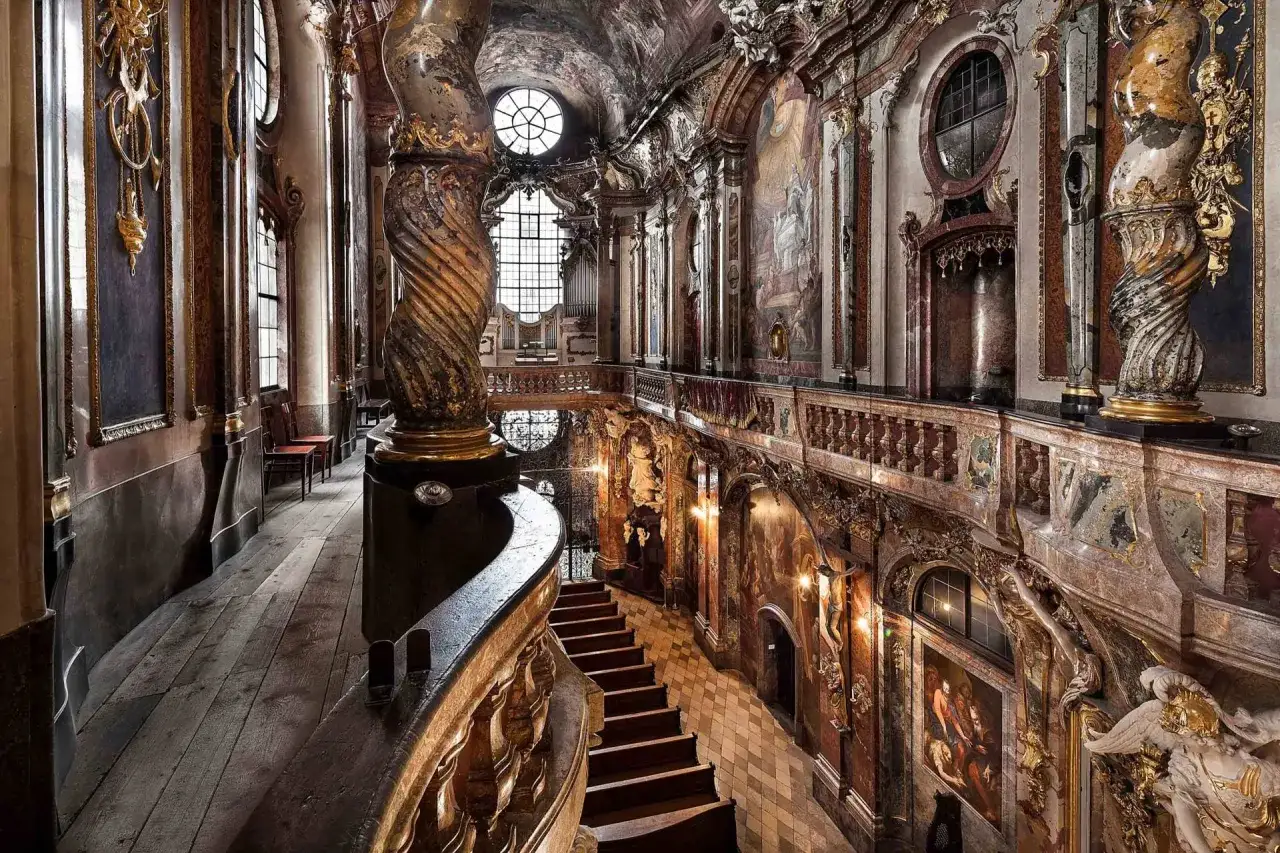 Asamkirche M&uuml;nchen Innenansicht Barock