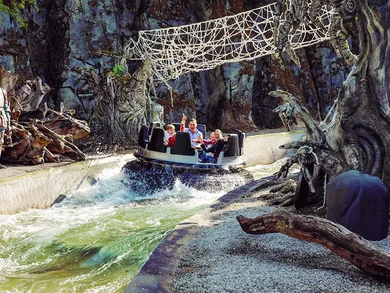 Excalibur Secrets of the Dark Forest Wasserbahn Movie Park