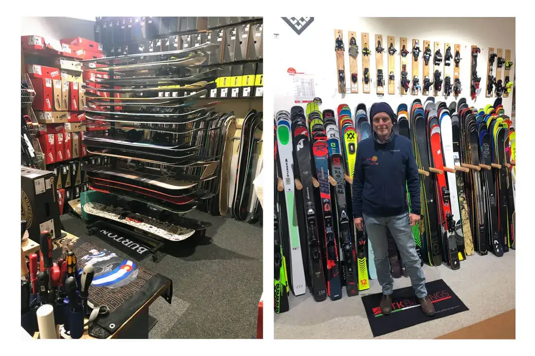 Snowboard-Ausrüstung im Fachgeschäft Burton Berlin